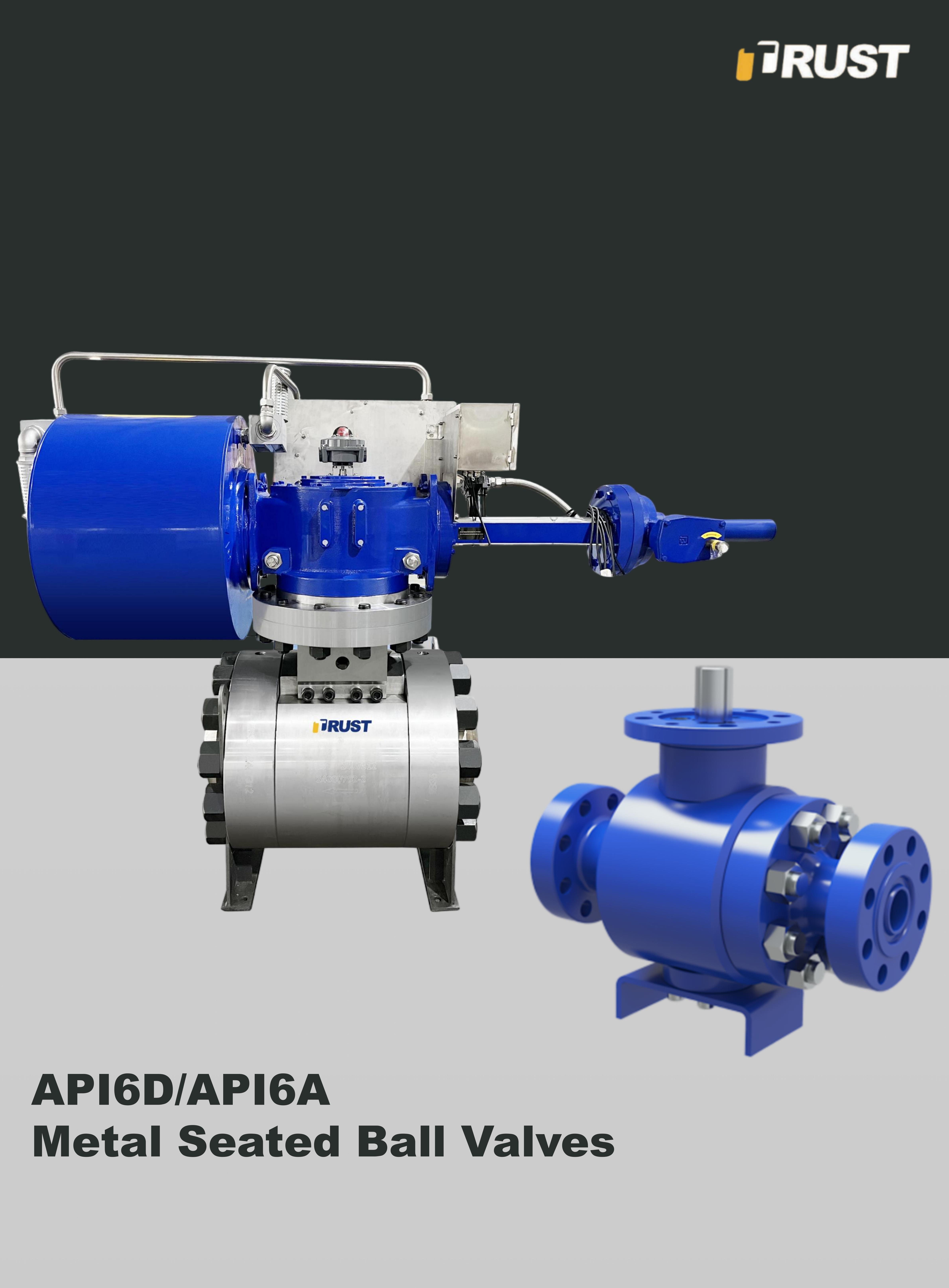 Válvulas de Bola con Asiento Metálico para Servicios Severos