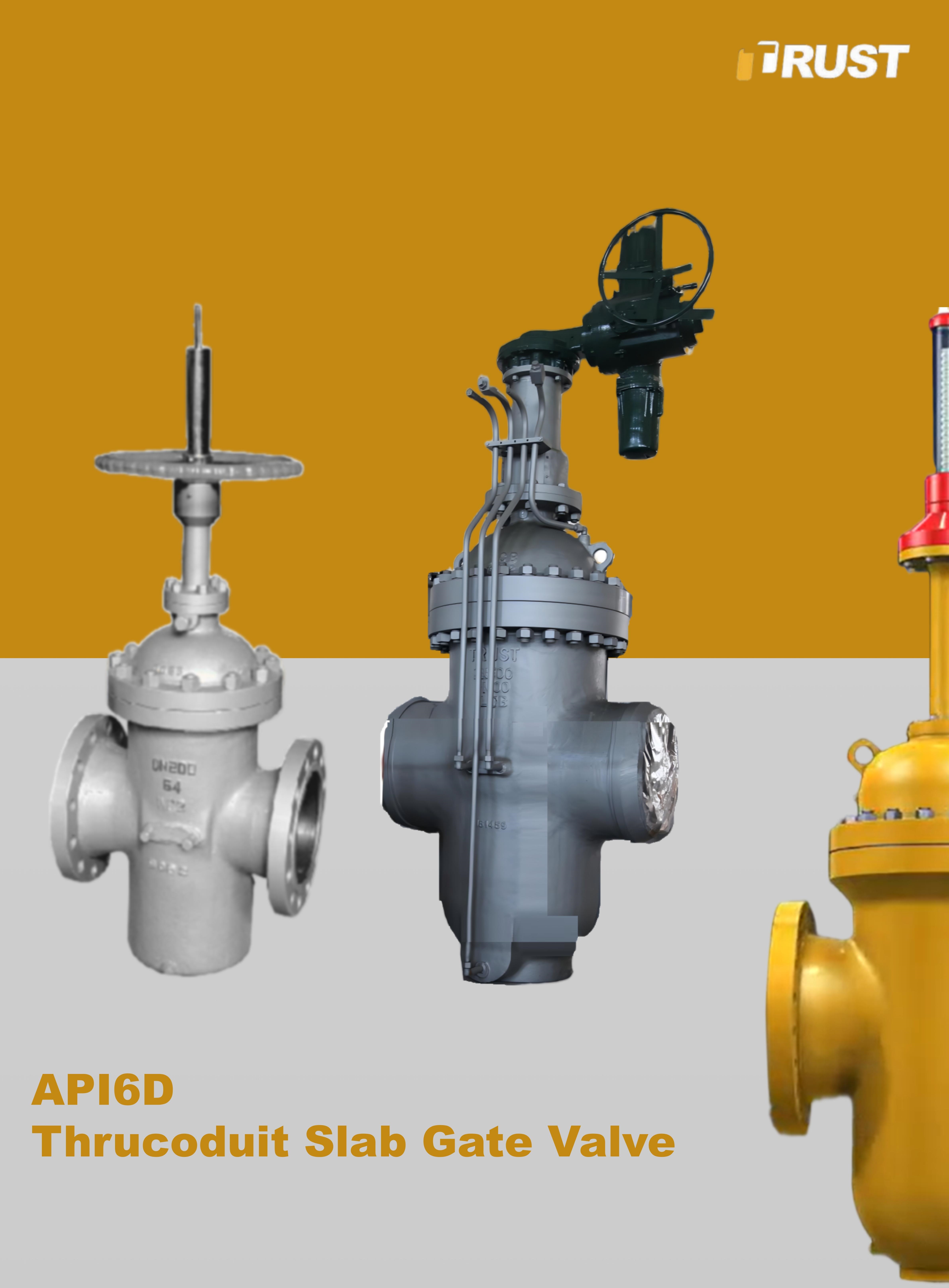 Válvula de Puerta de Slab Thrucoduit