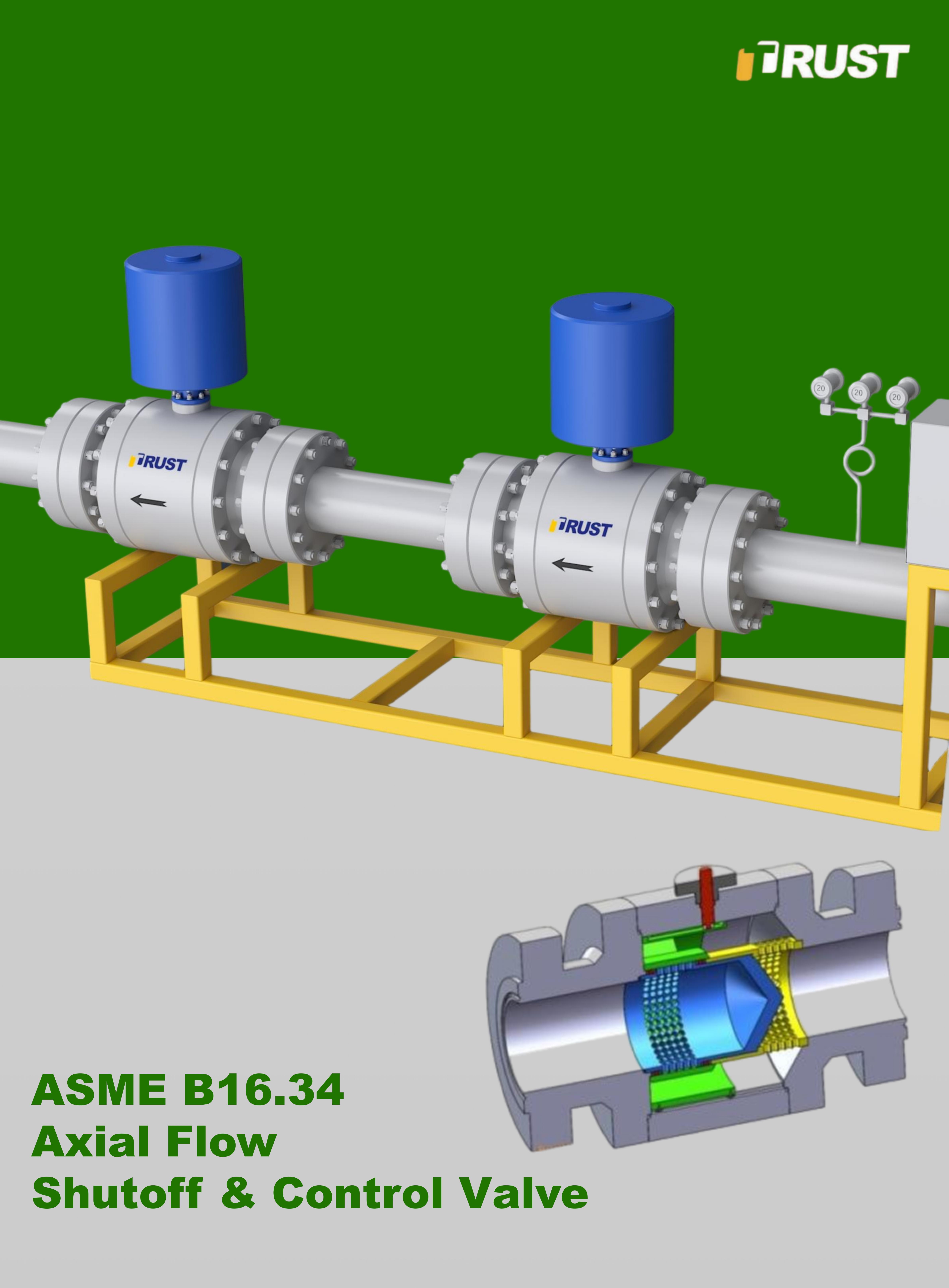 Válvulas de Corte y Control de Flujo Axial